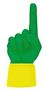 UltimateHand Foam Finger Kelly Hand/Jersey Combo