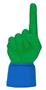 UltimateHand Foam Finger Kelly Hand/Jersey Combo