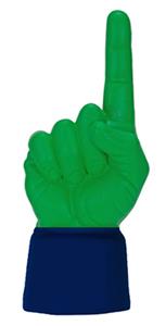 NAVY JERSEY / KELLY GREEN HAND