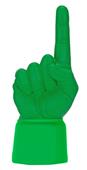UltimateHand Foam Finger Kelly Hand/Jersey Combo