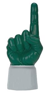 SILVER JERSEY / FOREST GREEN HAND