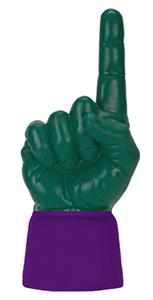 PURPLE JERSEY / FOREST GREEN HAND