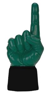 BLACK JERSEY / FOREST GREEN HAND