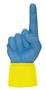 UltimateHand Foam Finger Lt Blue Hand/Jersey Combo