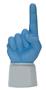 UltimateHand Foam Finger Lt Blue Hand/Jersey Combo
