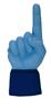 UltimateHand Foam Finger Lt Blue Hand/Jersey Combo