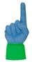 UltimateHand Foam Finger Lt Blue Hand/Jersey Combo