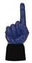 UltimateHand Foam Finger Navy Hand/Jersey Combo