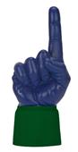 UltimateHand Foam Finger Navy Hand/Jersey Combo