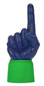 UltimateHand Foam Finger Navy Hand/Jersey Combo