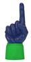 UltimateHand Foam Finger Navy Hand/Jersey Combo