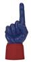 UltimateHand Foam Finger Navy Hand/Jersey Combo