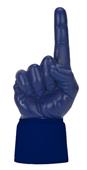 UltimateHand Foam Finger Navy Hand/Jersey Combo