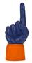 UltimateHand Foam Finger Navy Hand/Jersey Combo