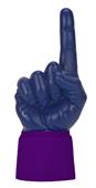 UltimateHand Foam Finger Navy Hand/Jersey Combo