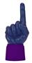 UltimateHand Foam Finger Navy Hand/Jersey Combo