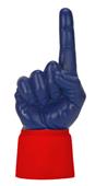 UltimateHand Foam Finger Navy Hand/Jersey Combo