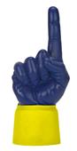 UltimateHand Foam Finger Navy Hand/Jersey Combo