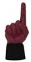 UltimateHand Foam Finger Maroon Hand/Jersey Combo
