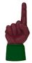 UltimateHand Foam Finger Maroon Hand/Jersey Combo