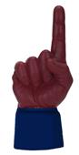 UltimateHand Foam Finger Maroon Hand/Jersey Combo
