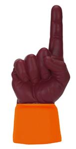 ORANGE JERSEY / MAROON HAND