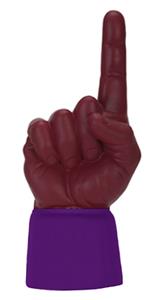 PURPLE JERSEY / MAROON HAND