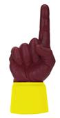 UltimateHand Foam Finger Maroon Hand/Jersey Combo