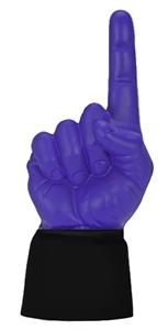 BLACK JERSEY / PURPLE HAND