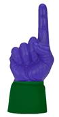 UltimateHand Foam Finger Purple Hand/Jersey Combo