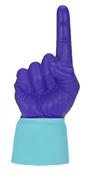 UltimateHand Foam Finger Purple Hand/Jersey Combo