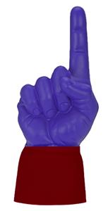 MAROON JERSEY / PURPLE HAND