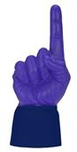 UltimateHand Foam Finger Purple Hand/Jersey Combo