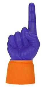 ORANGE JERSEY / PURPLE HAND