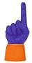 UltimateHand Foam Finger Purple Hand/Jersey Combo