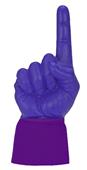 UltimateHand Foam Finger Purple Hand/Jersey Combo