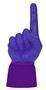 UltimateHand Foam Finger Purple Hand/Jersey Combo