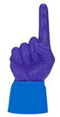 UltimateHand Foam Finger Purple Hand/Jersey Combo