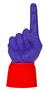 UltimateHand Foam Finger Purple Hand/Jersey Combo