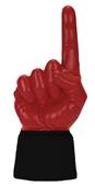 UltimateHand Foam Finger Scarlet Hand/Jersey Combo