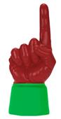 UltimateHand Foam Finger Scarlet Hand/Jersey Combo