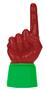 UltimateHand Foam Finger Scarlet Hand/Jersey Combo