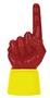 UltimateHand Foam Finger Scarlet Hand/Jersey Combo