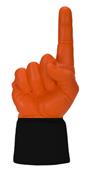 UltimateHand Foam Finger Orange Hand/Jersey Combo