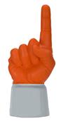 UltimateHand Foam Finger Orange Hand/Jersey Combo
