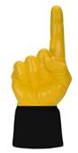 UltimateHand Foam Finger Yellow Hand/Jersey Combo