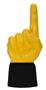 UltimateHand Foam Finger Yellow Hand/Jersey Combo