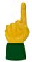 UltimateHand Foam Finger Yellow Hand/Jersey Combo