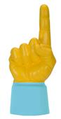 UltimateHand Foam Finger Yellow Hand/Jersey Combo
