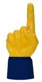 UltimateHand Foam Finger Yellow Hand/Jersey Combo